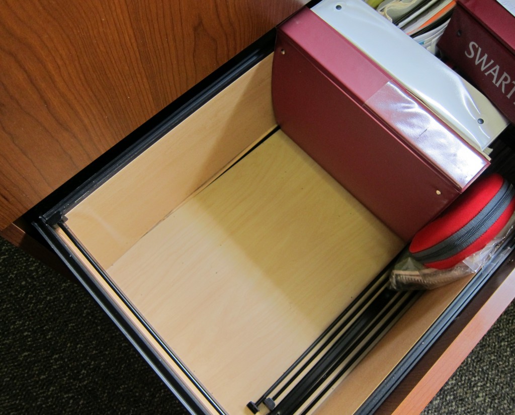 Photo of Drawer Containing folders and papers: Data Management of Legacy Data